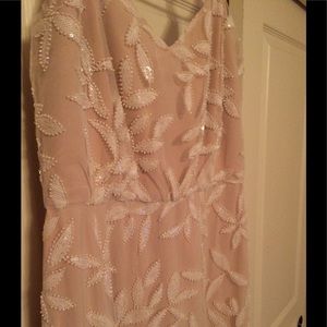 the savannah beige sequin sleeveless maxi dress